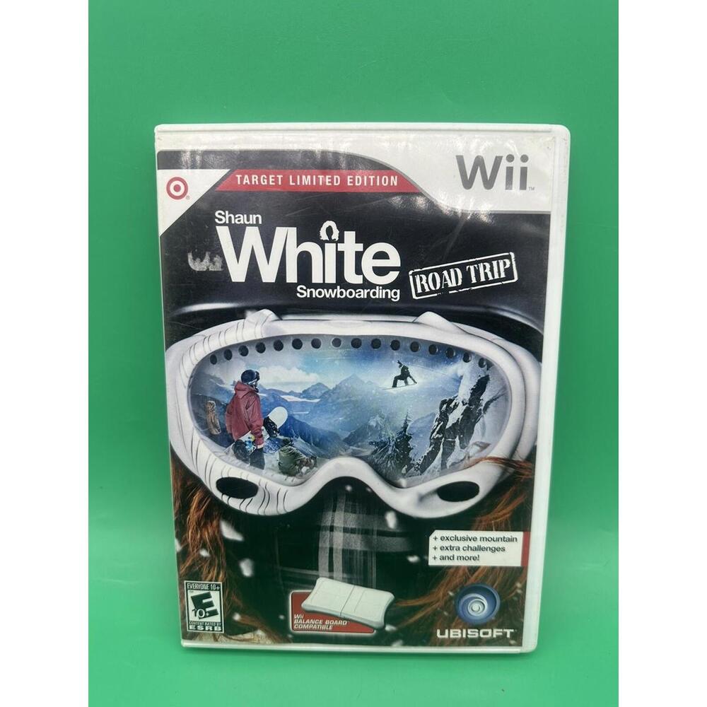 Shaun White Snowboarding: Road Trip Target Edition (Wii, 2008) Complete/Tested